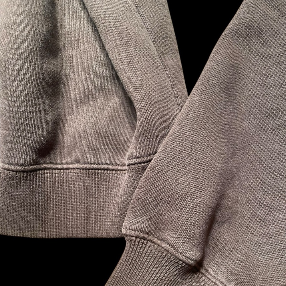 THE BEARDED GOAT “The Castaway” Women’s Hooded Cropped Zip Front Sweatshirt Sz M - Picture 7 of 7